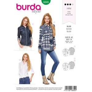 Πατρόν Τοπ Burda Style 6849