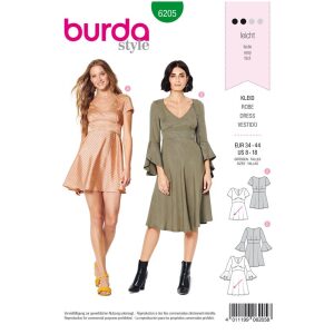 Πατρόν Φορέματος Burda Style 6205