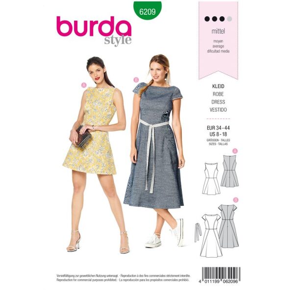 Πατρόν Φορέματος Burda Style 6209