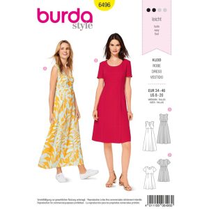 Πατρόν Φορέματος Burda Style 6496