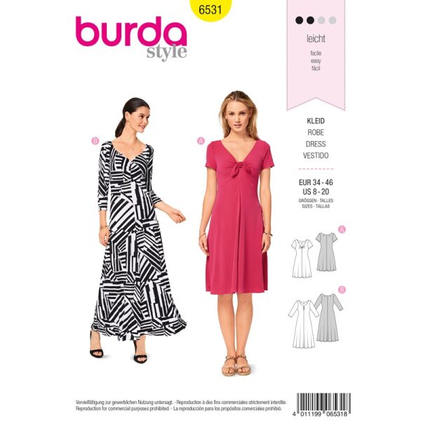 Πατρόν Φορέματος Burda Style 6531