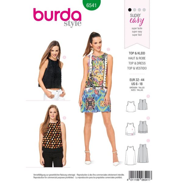 Πατρόν Φορέματος Burda Style 6541