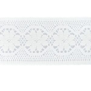 Δαντέλα Βαμβακερή Ατραντέ Λεύκη 6,9 cm 30942