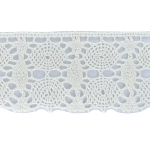 Δαντέλα Βαμβακερή Λευκή 5,5 cm 2972