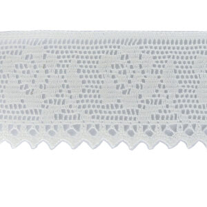Δαντέλα Βαμβακερή Λευκή 6,5 cm 31751