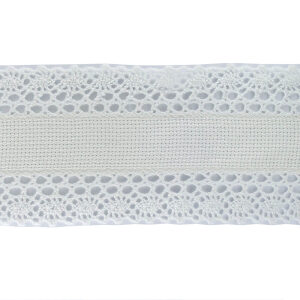 Δαντέλα Βαμβακερή Ατραντέ Λεύκη 7 cm 1058