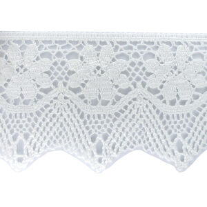 Δαντέλα Βαμβακερή Λευκή 10 cm