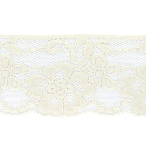 Δαντέλα Ελαστική Εκρού 6,4 cm