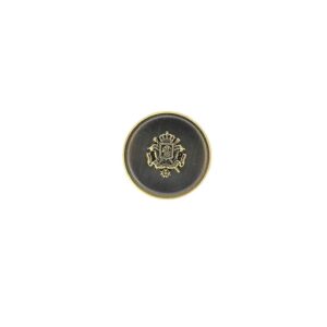 Κουμπί Μεταλλικό Σκούρο- Χρυσό (2 Μεγέθη) (2)