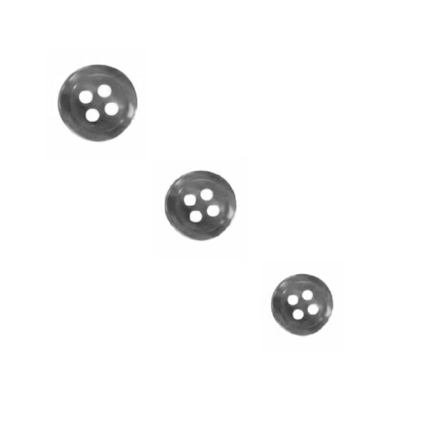 Κουμπί Πουκαμίσου Γκρι Σκούρο (3 Μεγέθη) (2)
