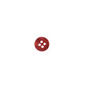 Κουμπί Πουκαμίσου Κόκκινο (3 Μεγέθη)