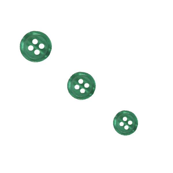 Κουμπί Πουκαμίσου Πράσινο (3 Μεγέθη) (2)