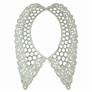 Γιακάς Βαμβακερός Λευκός Δαντελένιος 1752