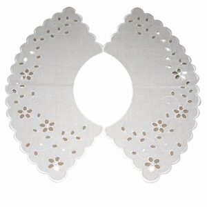 Γιακάς Βαμβακερός Λευκός 56888