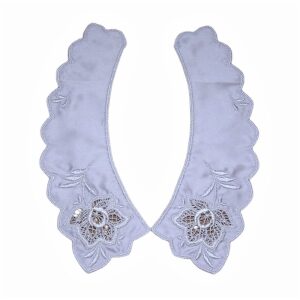 Γιακάς Βαμβακερός Λευκός 57352