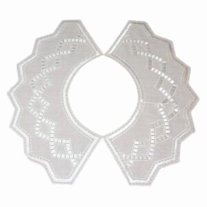 Γιακάς Βαμβακερός Λευκός 57356