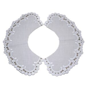 Γιακάς Βαμβακερός Λευκός 59476