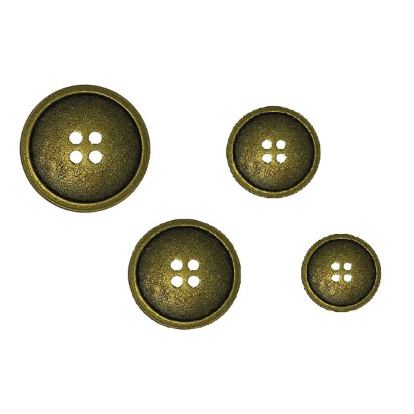 Κουμπί Μεταλλικό Μπρονζέ (4 Μεγέθη) 24361 (2)