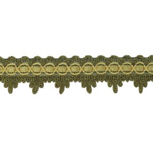 Τρέσα Πολυεστερική Χρυσή Ανοιχτή 20 mm 171310