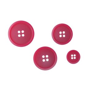 Κουμπί Πλαστικό Ροζ (4 Μεγέθη) 857 (2)