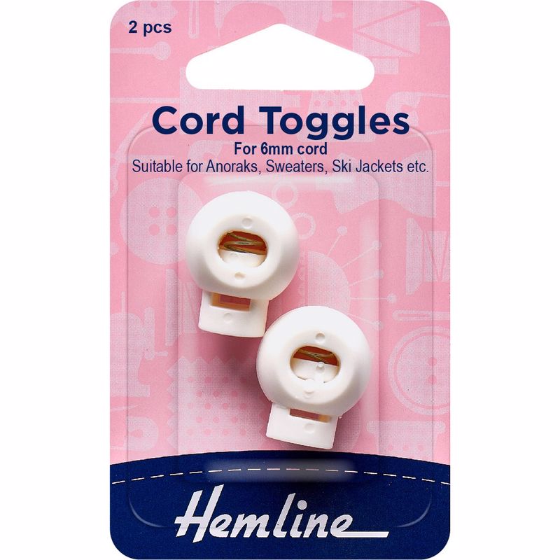 Στοπ Κορδονιού Λευκό Hemline 459-W
