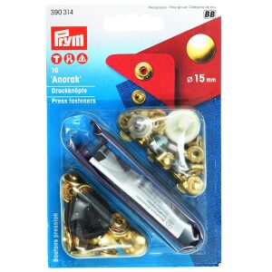 Τρουκ Χρυσά 15 mm Prym 390314