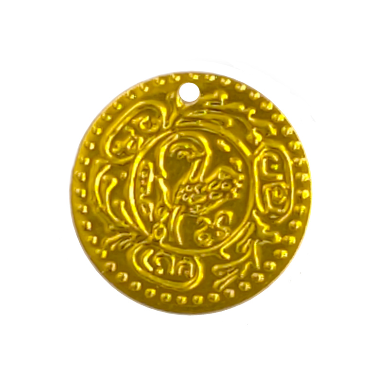 Μπρούτζινο Φλουρί 22 mm (4 τμχ) (2)