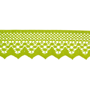 Δαντέλα Βαμβακερή Λαχανί 5,5 cm