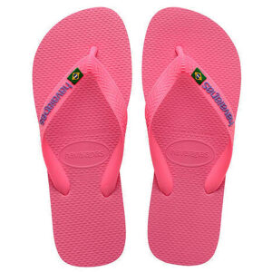 Σαγιονάρες Havaianas Brazil Logo Rosa Crystal 35-36
