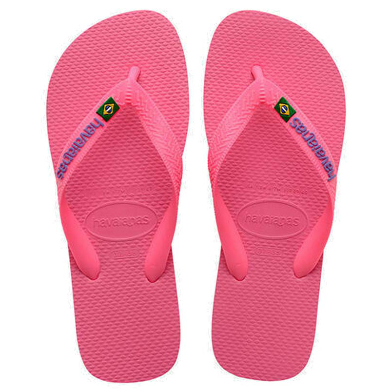 Σαγιονάρες Havaianas Brazil Logo Rosa Crystal 35-36
